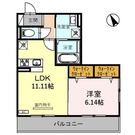 レジデンスコート栗東の物件間取画像